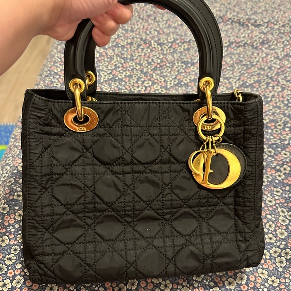 Lady dior nylon bag - Picture 1 of 8
